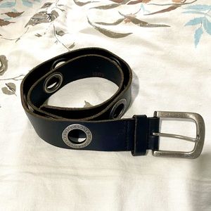 *3 for $15 * Levi Strauss & Co Punk Black Leather Belt🖤